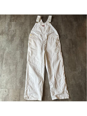 Dickies Painters Overalls Mens 36x30 White Carpenter